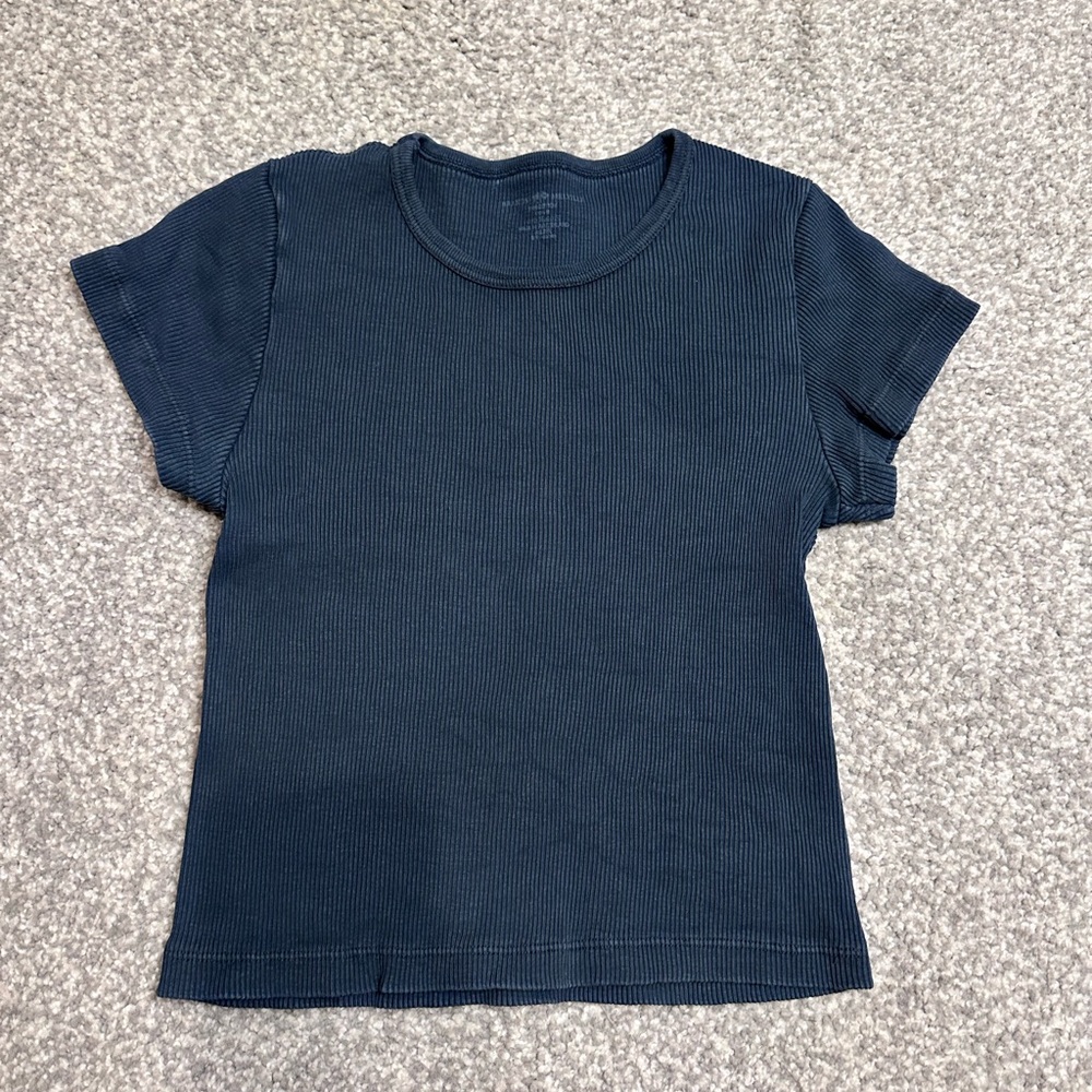 Brandy Melville Classic T-Shirt - Navy - final sale